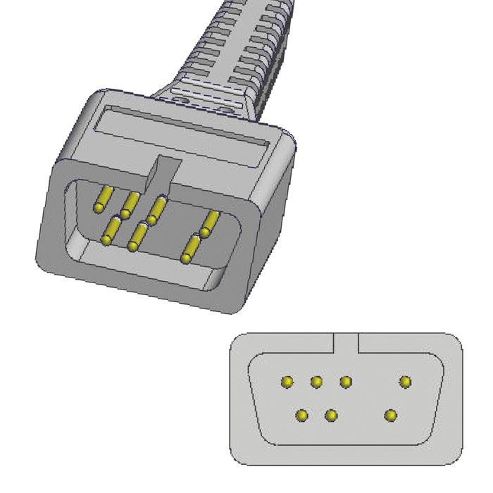 Einweg-Sensor Pulsoximetrie 0,45 m, Kinder,