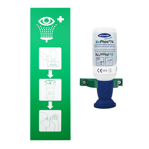 Augenspülstation SINGLE 1 (1 x 250 ml Biophos74)