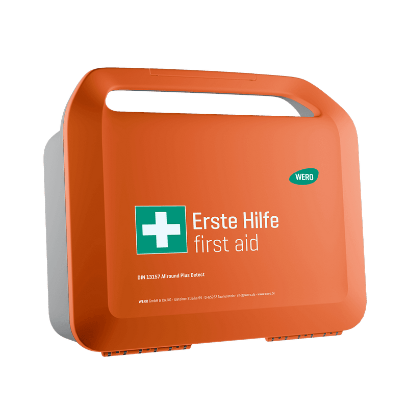 WERO Smart Case GROSS Allround Plus – Erste-Hilfe-Koffer nach DIN 13169, erweitert, detektierbar