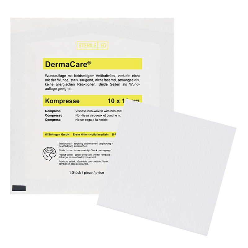 DermaCare Kompresse einzeln 10 x 10 cm