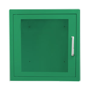 AED Wandschrank ALARM Innen PREMIUM grün