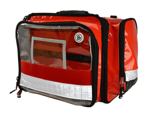 SET AED 3100 und FLEX Notfalltasche mit Zubehör