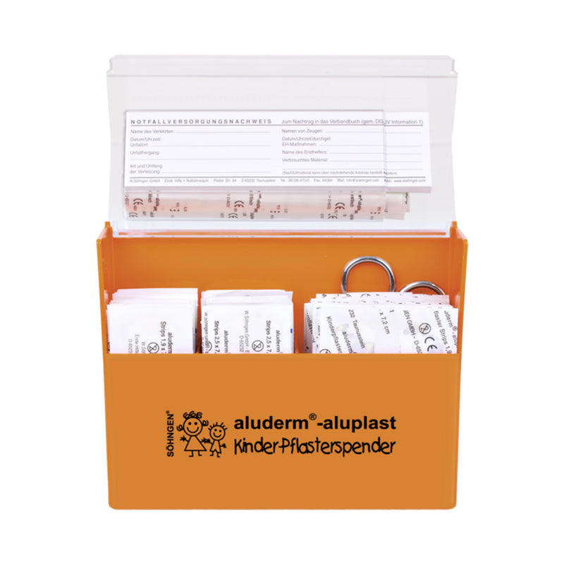 Pflasterspender Kinder aluderm-aluplast gefüllt