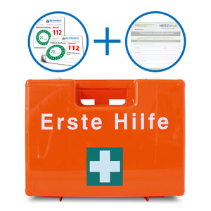 Erste Hilfe Koffer SAN, DIN 13169, orange