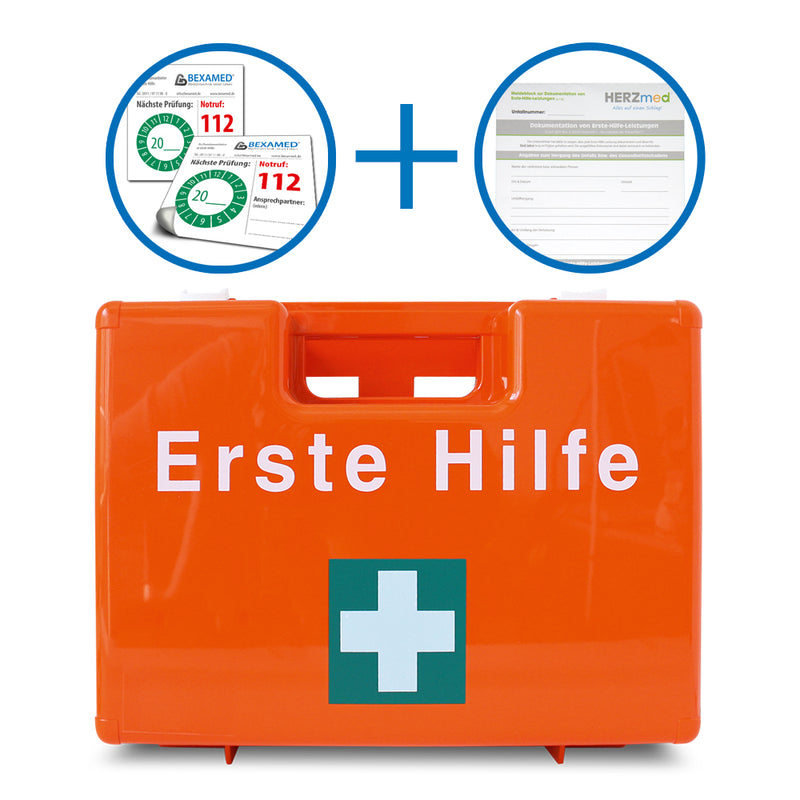 Erste Hilfe Koffer SAN, DIN 13169, orange