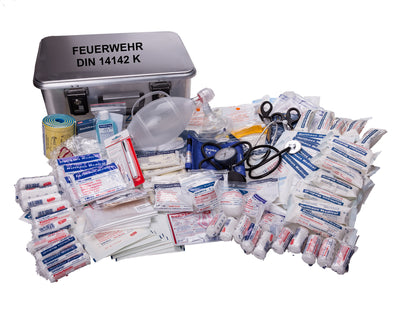 Zarges Box mit Füllung FEUERWEHR inkl. DIN 14142