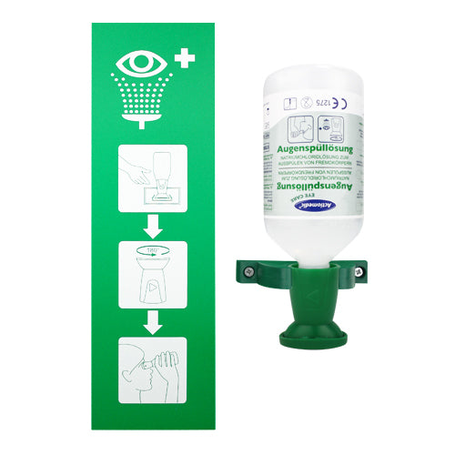 Augenspülstation SINGLE 1 (1 x 500 ml NaCl)