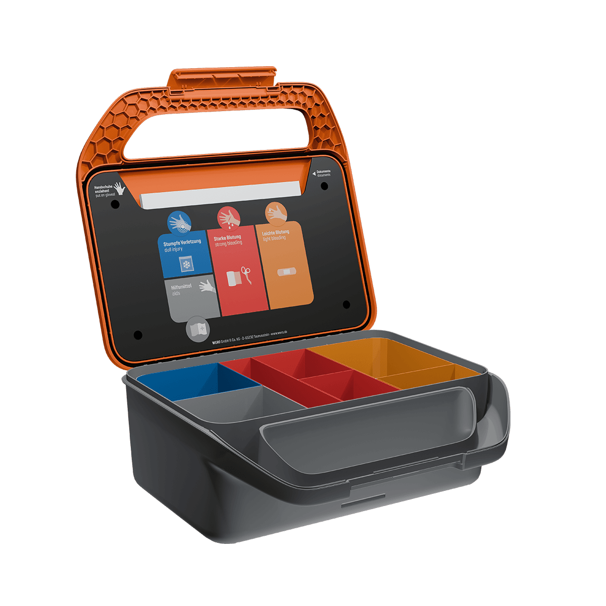 WERO Smart Case® klein - Erste-Hilfe-Koffer DIN 13157