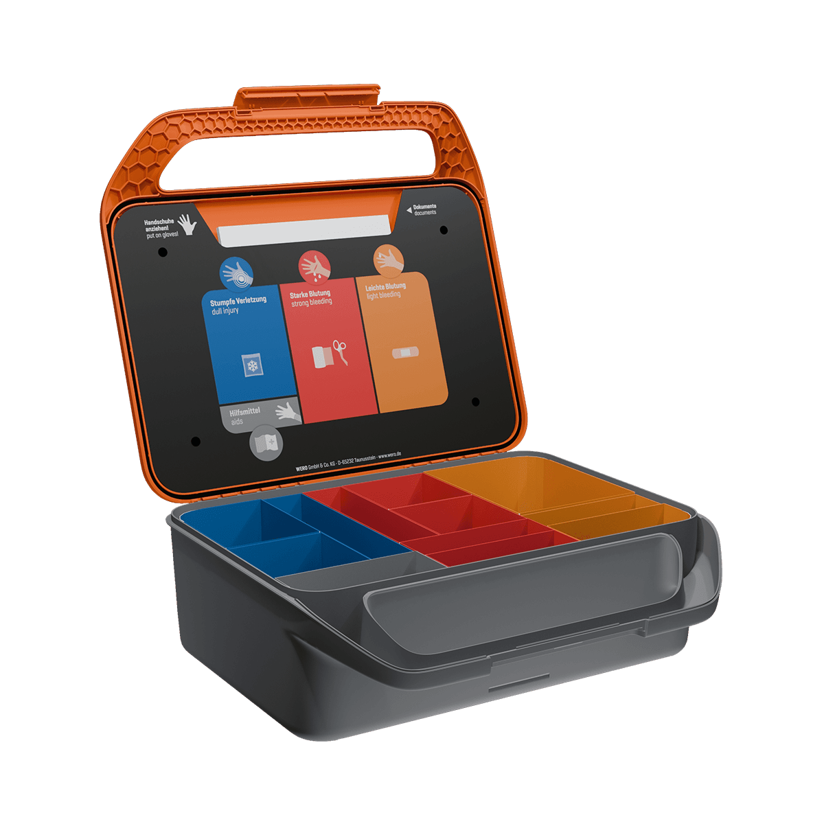 WERO Smart Case® groß - Erste-Hilfe-Koffer DIN 13169