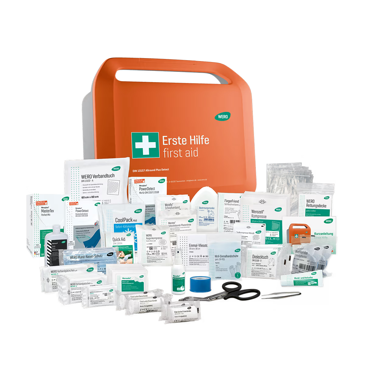 WERO Smart Case GROSS – Erste-Hilfe-Koffer nach DIN 13169, detektierbar