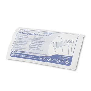 Verbandpäckchen DIN 13151-M, 80x100mm, steril