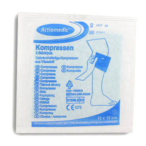 Vlies-Kompresse 100 x 100 mm (Pack à 2 Stück)