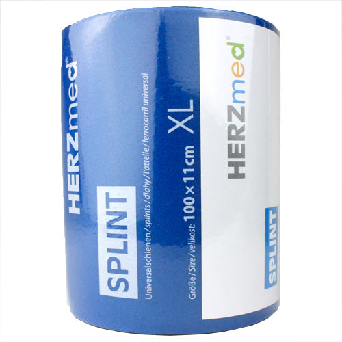 HERZmed SPLINT Größe XL (gerollt) – blau/grau