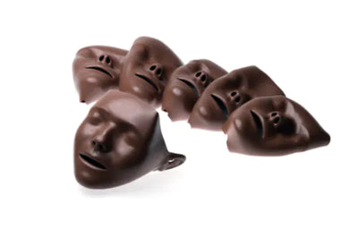 Laerdal Little Anne Stapelbar Gesichtsmasken, dunkelhäutig (6)