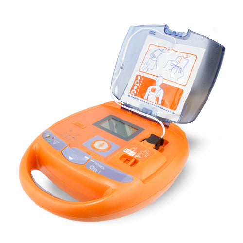AED 2150 Defibrillator mit Display (Illustration)