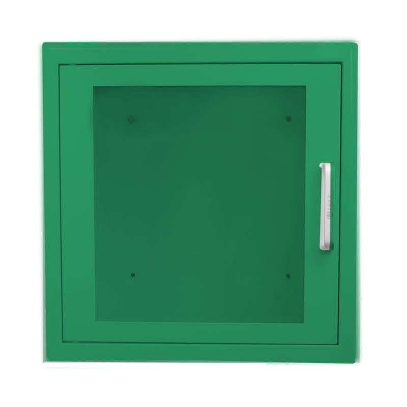 AED Wandschrank ALARM Innen PREMIUM grün