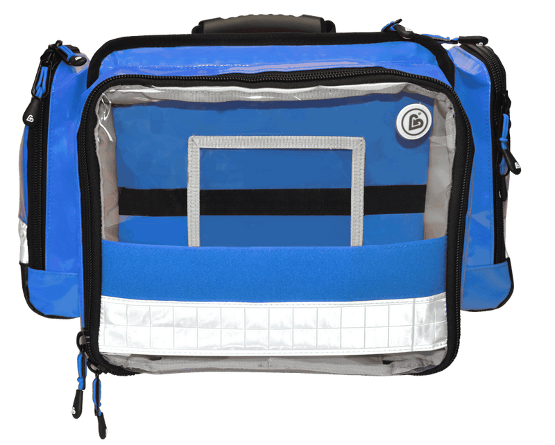 SET AED 3100 und FLEX Notfalltasche mit Zubehör