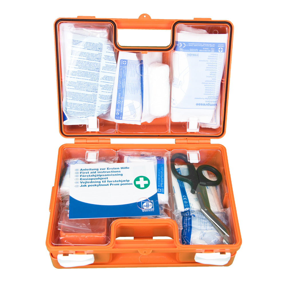Erste-Hilfe-Koffer DIN 13157 orange - MedicGate Store