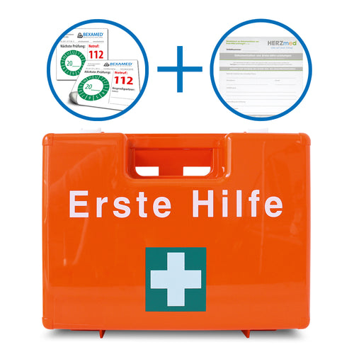 Erste Hilfe Koffer SAN, DIN 13169, orange