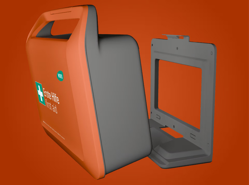 WERO Smart Case in Wandhalterung mit Einhandentnahme