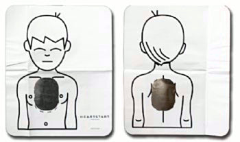 Philips Heartstart HS1 Trainings Elektrodenkassette für Kinder