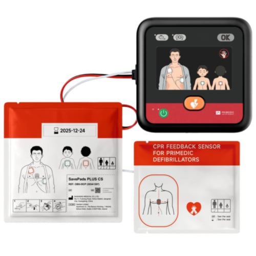 Primedic Heartsave myPAD Display Connected AED Halbautomat