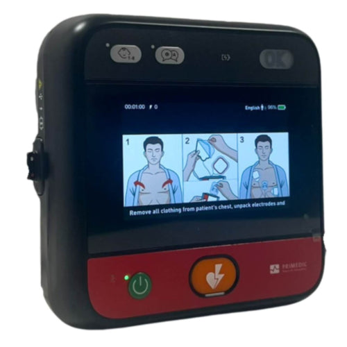 Primedic Heartsave myPAD Display Connected AED Halbautomat