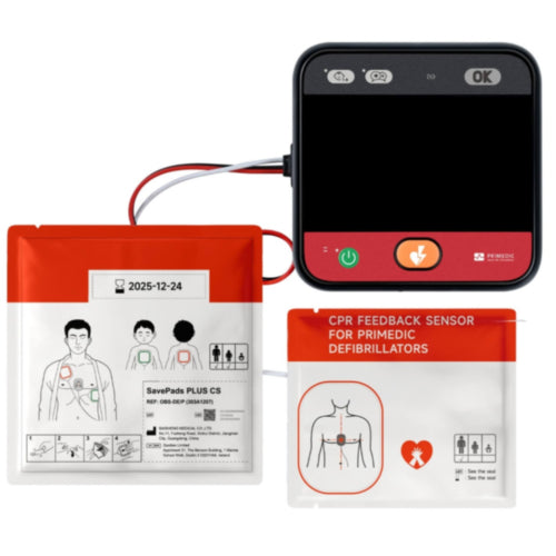 Primedic Heartsave myPAD Display Connected AED Halbautomat